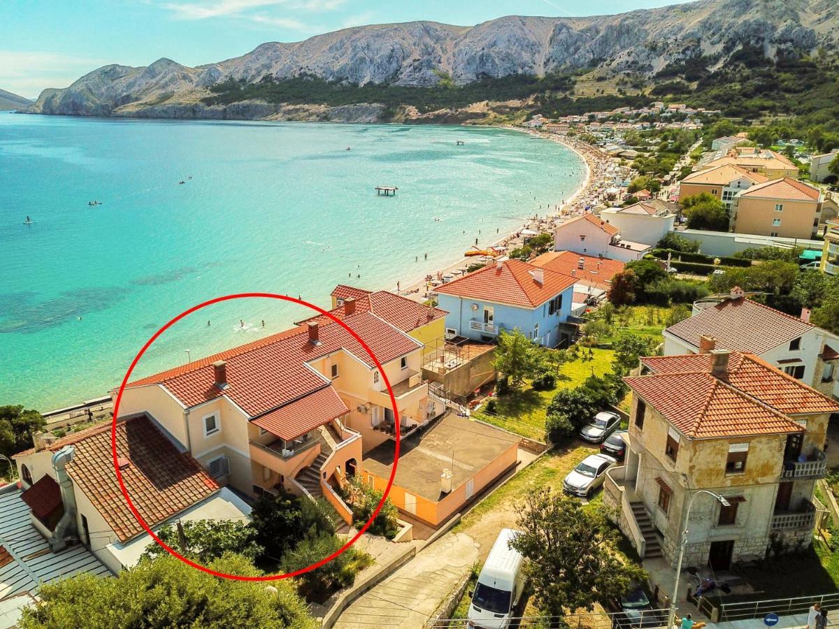 Apartment Bojan With Terrace And Sea View Baška Екстериор снимка
