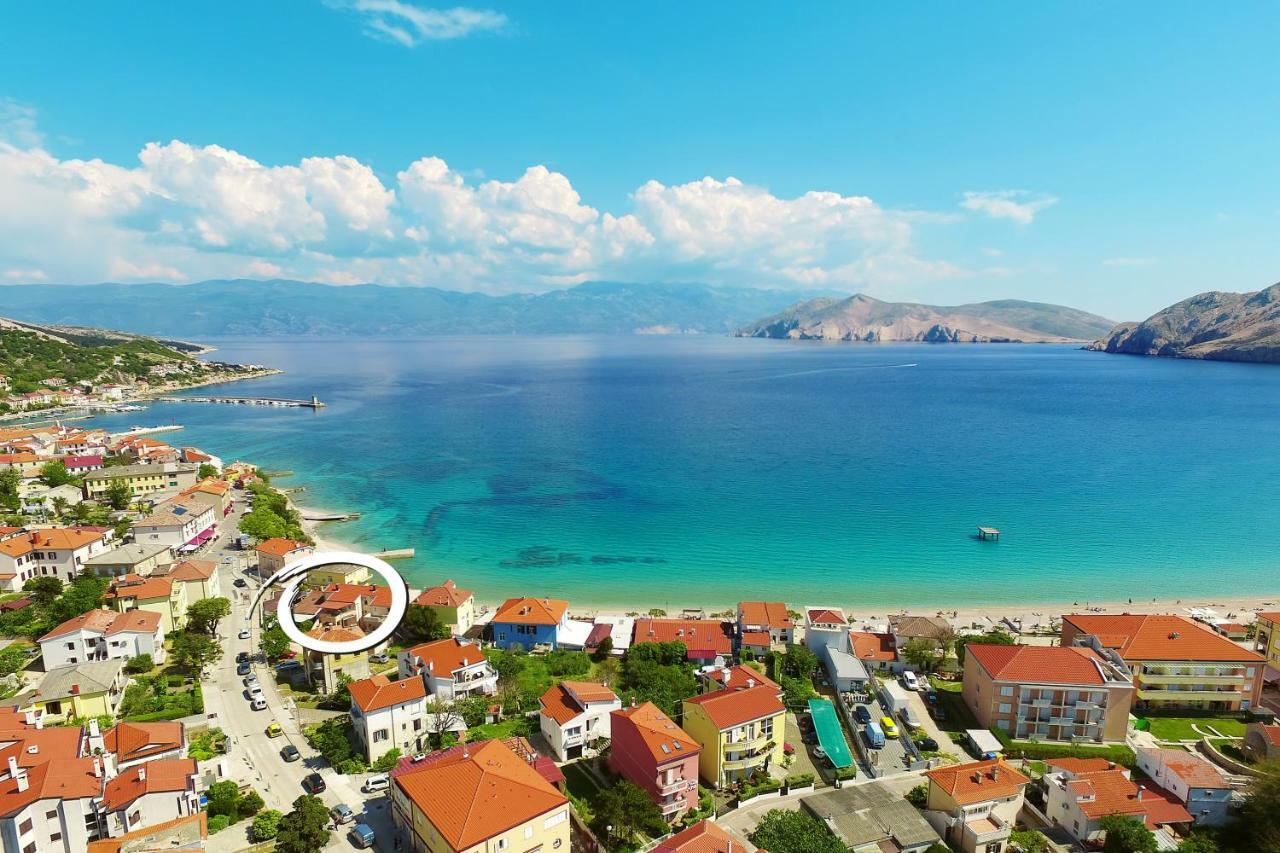 Apartment Bojan With Terrace And Sea View Baška Екстериор снимка
