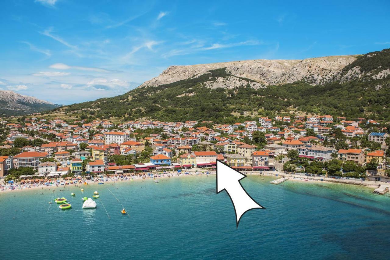 Apartment Bojan With Terrace And Sea View Baška Екстериор снимка